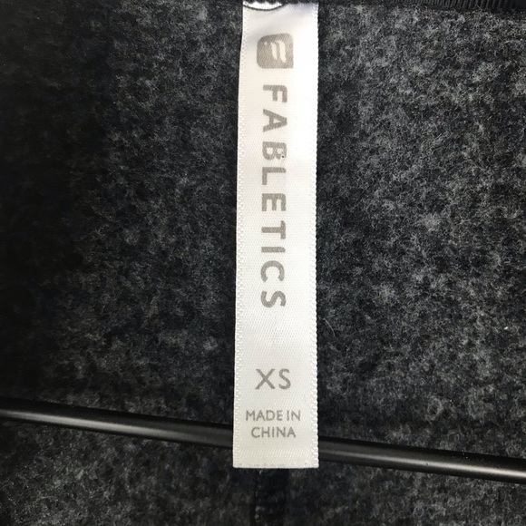 Fabletics Calypso Jacket Tweed Asymmetrical Zip XS - Picture 7 of 16